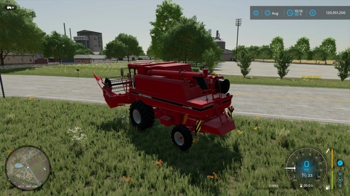 FS22 - Case Ih 1660 + Cutter V1.0 - Fs22 Mods