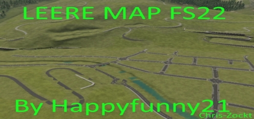 FS22 Empty Map Incl Road System V1 0 Fs22 Mods   Fs22 Empty Map Incl Road System V1 0 0 520x245 