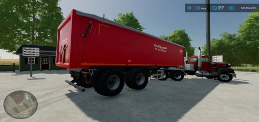 FS22 - Krampe Ks950 Trailer V1.0 - Fs22 Mods