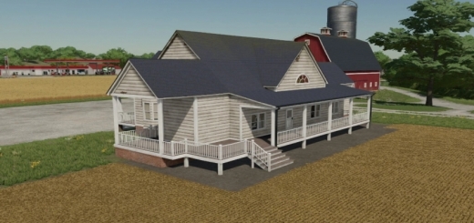 FS22 - Farm House Big V1.0 - Fs22 Mods