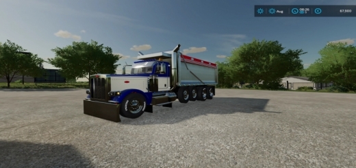 FS22 - Peterbilt 379 Dump Truck Fixed V1.0 - Fs22 Mods