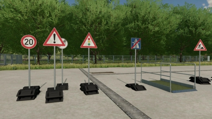 Fs22 German Road Signs V1001 Fs22 Mods 7813